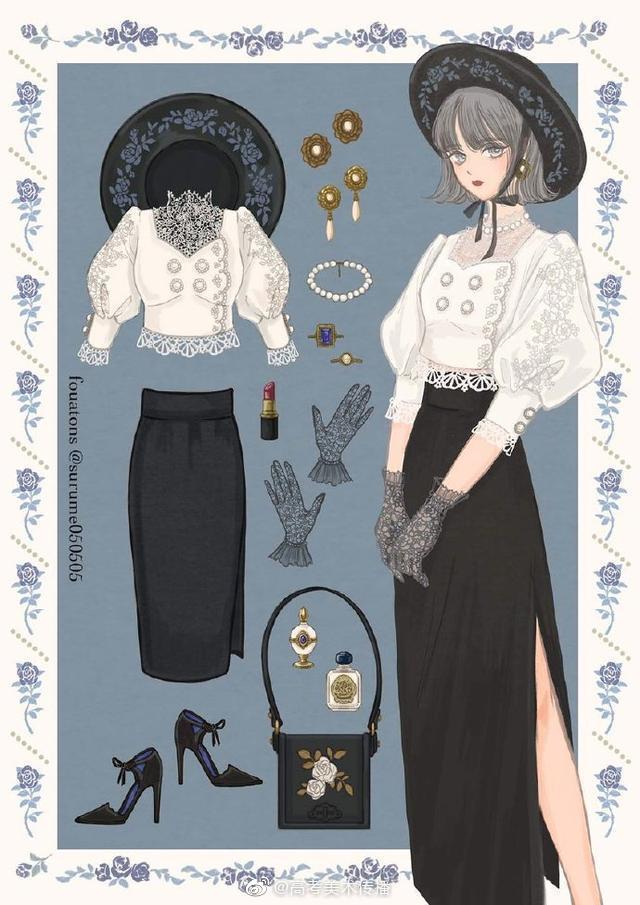 服装设计图 从概念到成衣的视觉桥梁